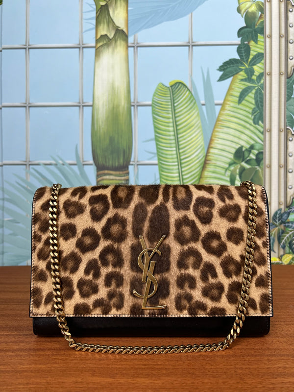 Yves Saint laurent kate leopard print