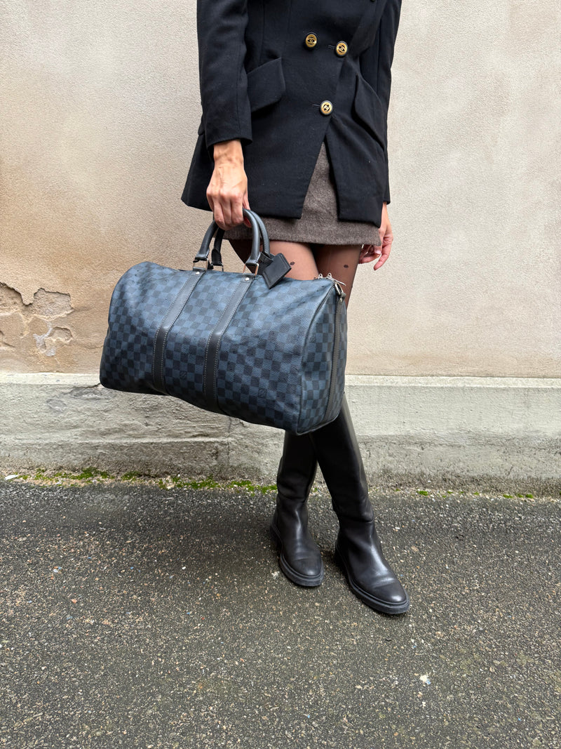 Louis Vuitton Keepall 45, Damier Cobalt