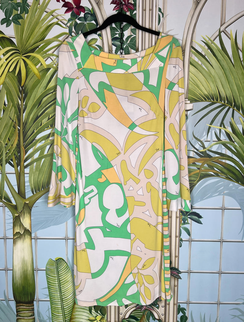 Emilio Pucci dress Green, Yellow