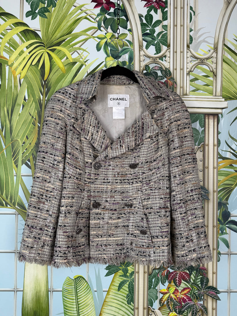Chanel tweed blazer multicolor 2008 spring collection