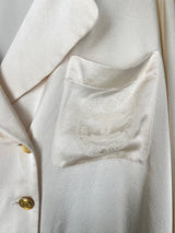 Chanel vintage silk blouse