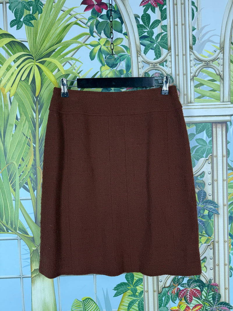 Chanel Vintage Tweed Set Brown Fall 1998's collection