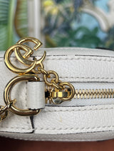 Gucci ophida round crossbody bag white