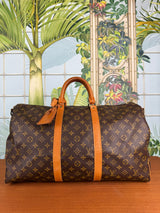 Louis Vuitton Keepall 50, monogram canvas