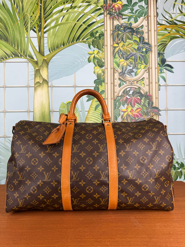 Louis Vuitton Keepall 50, monogram canvas