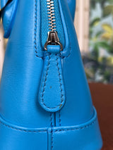 Balenciaga top ville handbag blue puppy/kitten