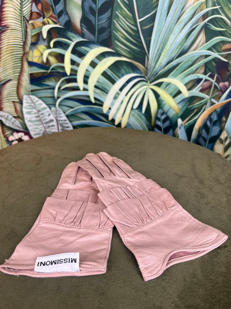 Missoni gloves pink