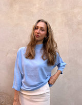 8 Design Julia cashmere sweater  light blue