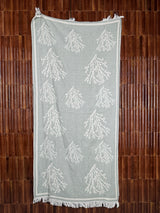 Amca towel corallium green