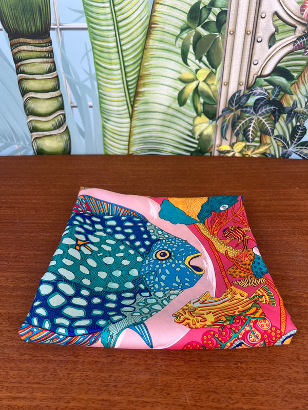 Hermès scarf fish