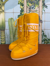 Moon boot icon nylon yellow