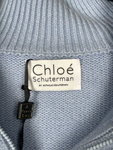 Chloé Schuterman sweater cashmere wool blue