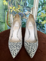 Christian Dior pumps white/black vintage