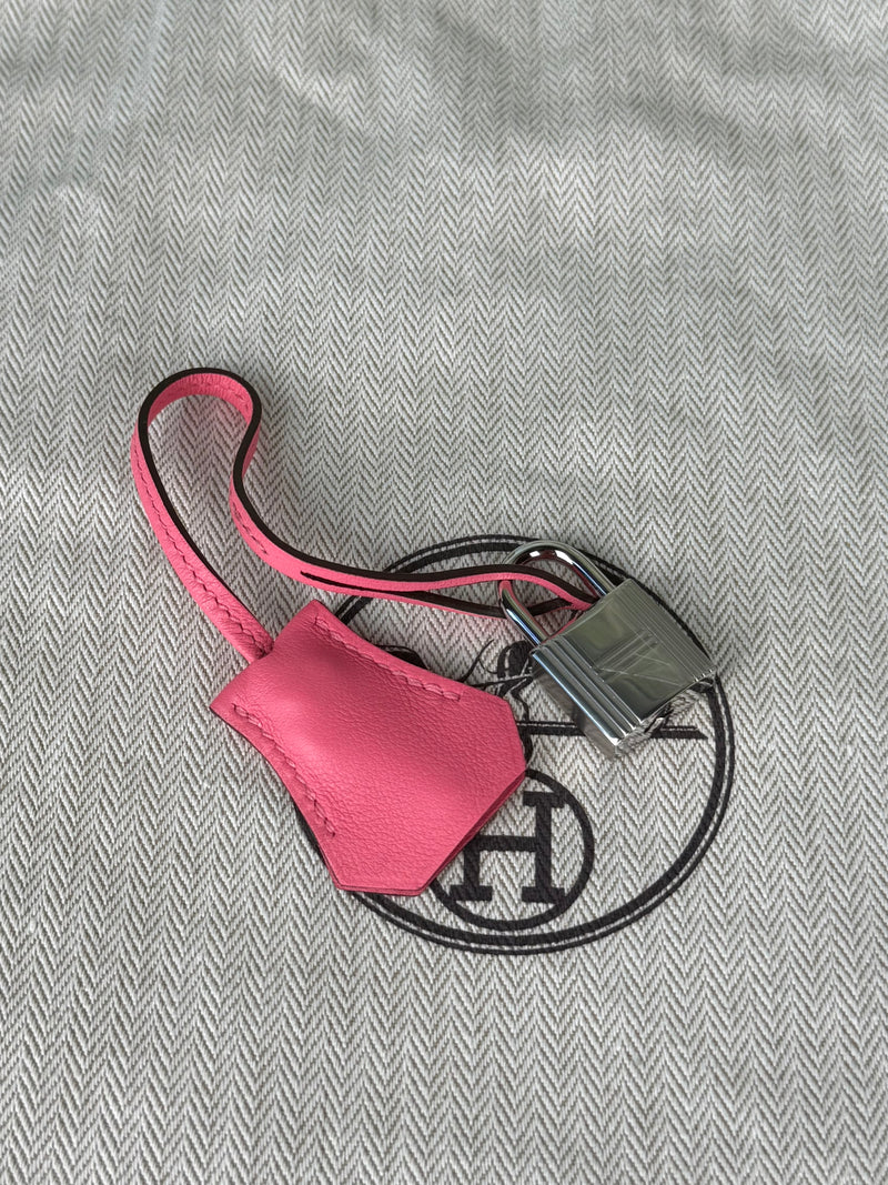 Hermès Birkin 25 retourne rose azalee swift leather palladium hardware