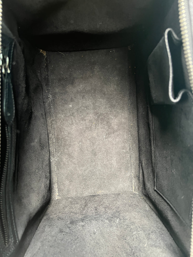 Céline luggage black leather bag