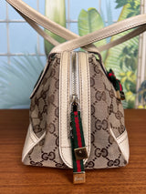 Gucci princy canvas tote beige