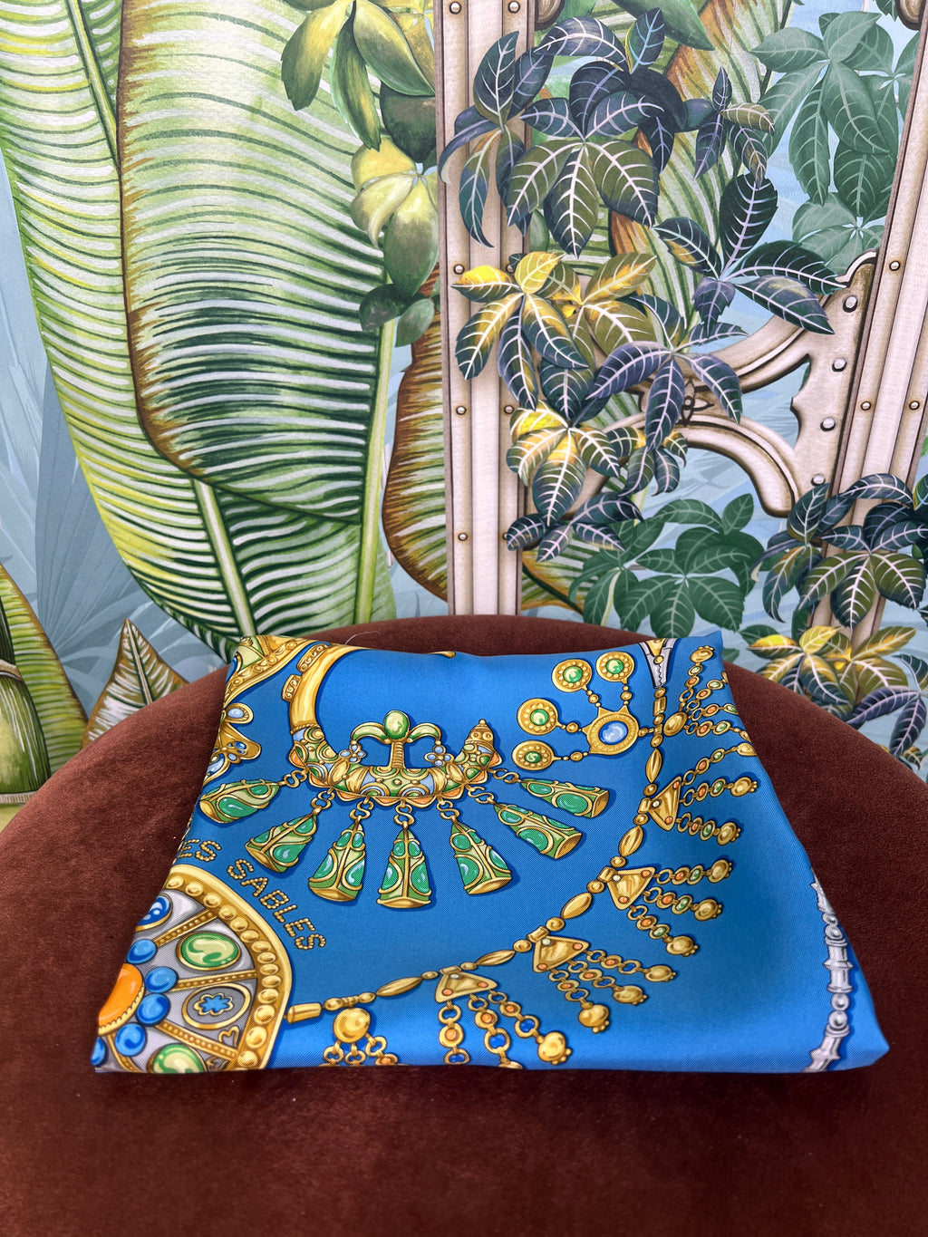 Hermés silk scarf parures des sables – A Piece Lux