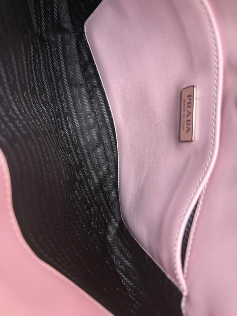Prada cleo pink leather bag