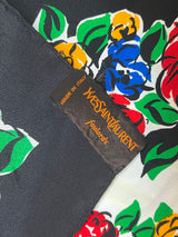 Yves saint laurent scarf roses