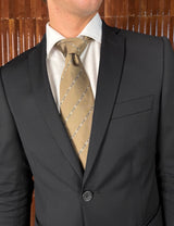 Louis Vuitton tie brown