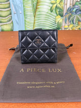 Chanel wallet timeless black lambskin