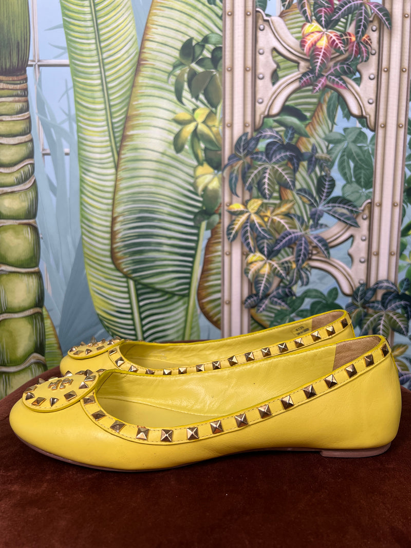 Tory Burch ballet flats yellow