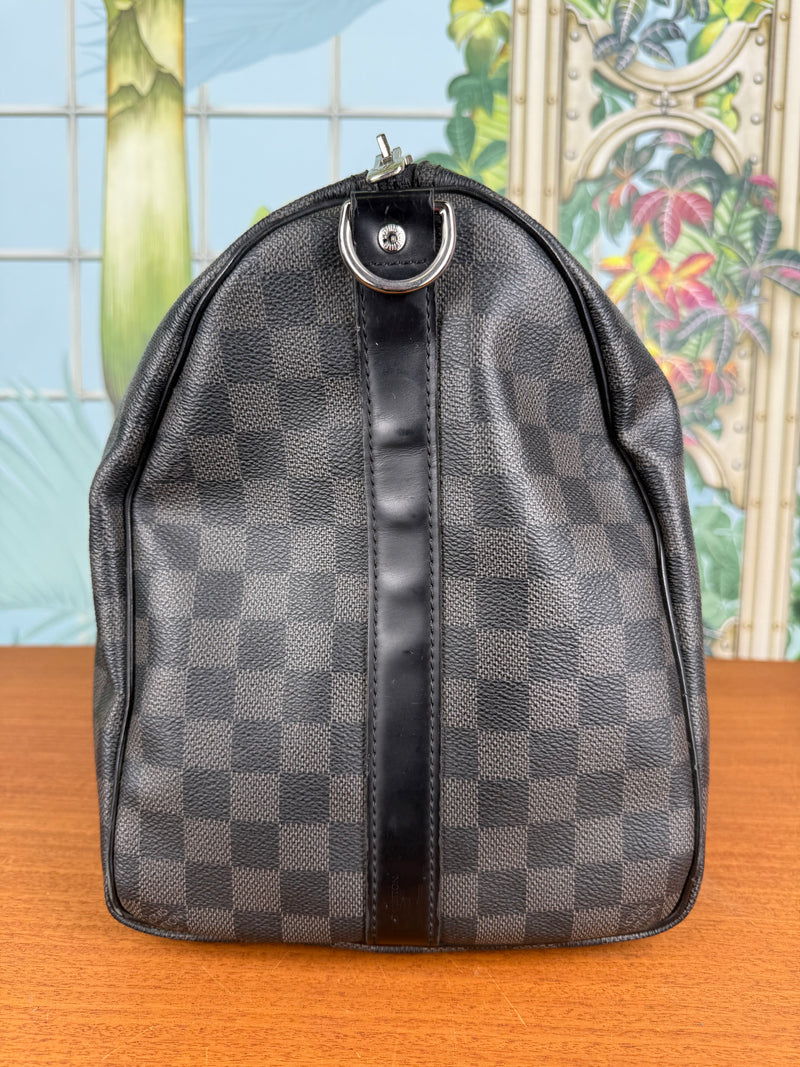 Louis Vuitton Keepall 45, Damier Graphite