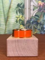 Hermès Clic Clac H Bracelet orange, gold