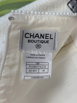 Chanel tweed tripple set white spring collection 1998