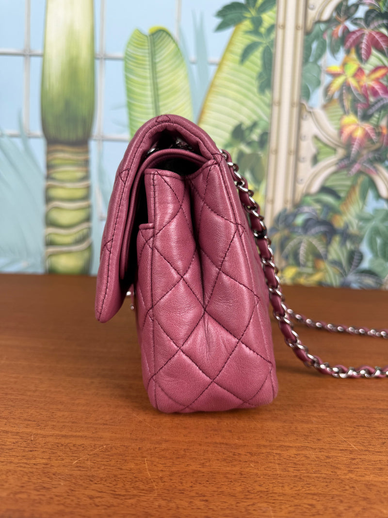 Chanel Double Flap Bag medium old pink