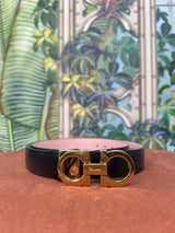 Salvatore Ferragamo belt black