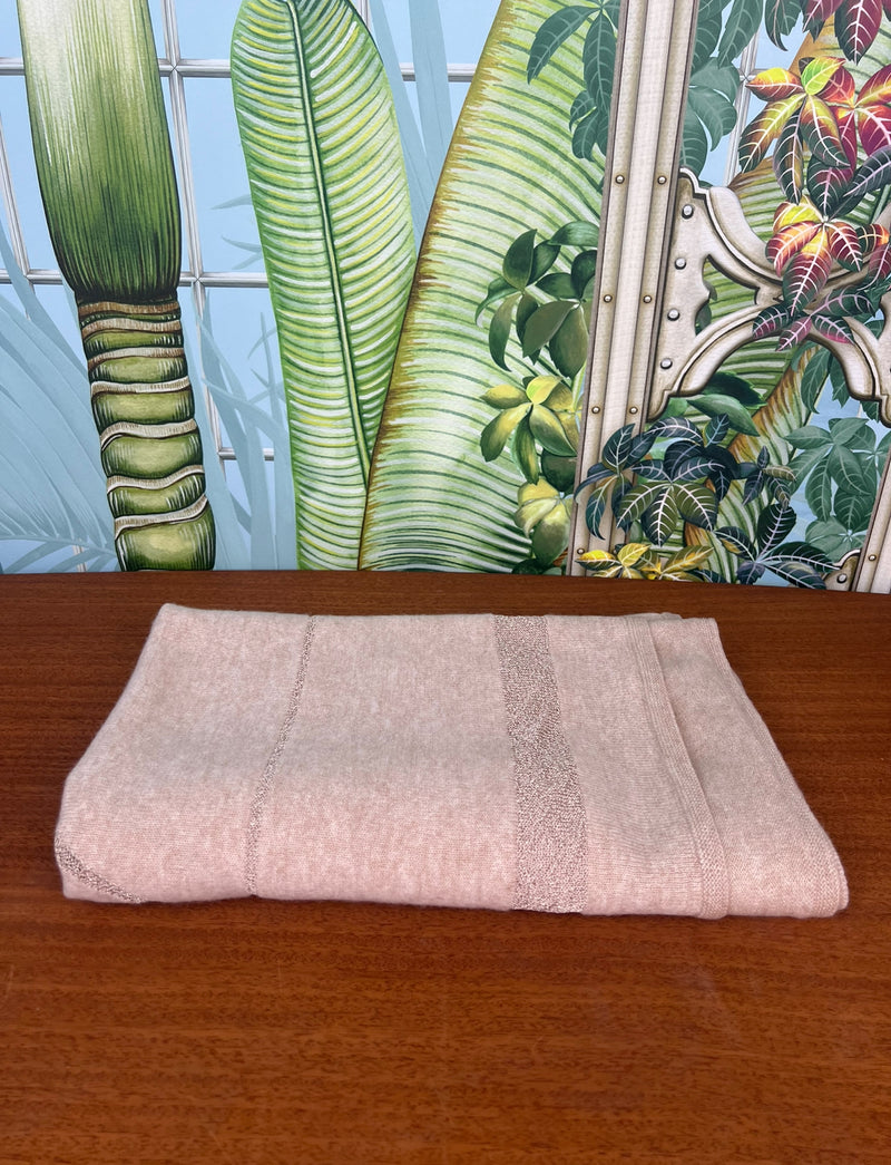 8 design knitted cashmere scarf sandstone