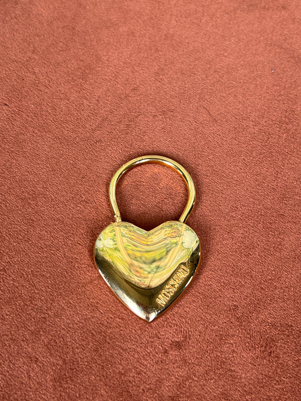 Moschino keyholder/bagcharm heart