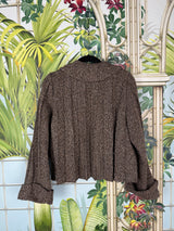 Chanel Brown tweed jacket 1998 Fall Collection