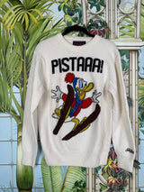 Saint barth white wool sweater Donald Duck