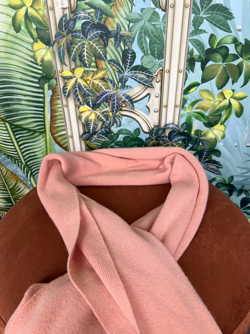 Chanel Shawl cashmere pink