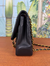 Chanel Double Flap Bag medium black/gold