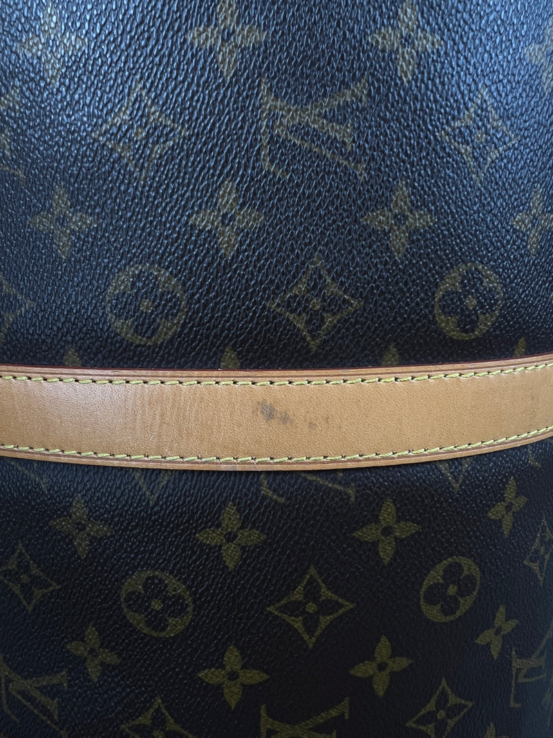 LOUIS VUITTON Calfskin Adjustable Keepall Bandouliere Shoulder