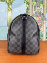 Louis Vuitton Keepall 45, Damier Graphite