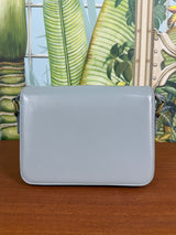 Celine teen triomphe bag shiny calfskin soft blue