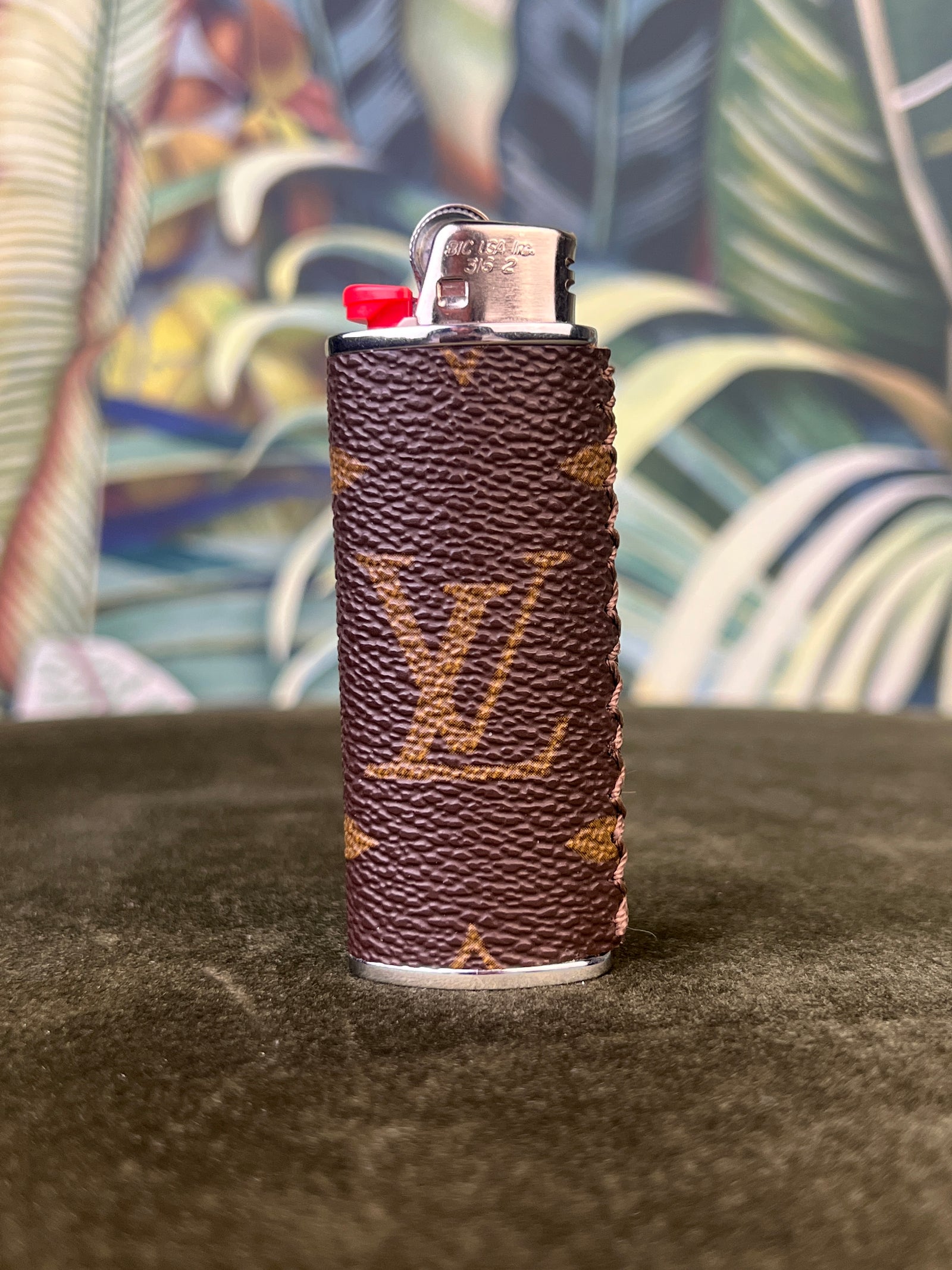 louis vuitton cigarette lighter case Luxe Classic LV Monogram  Handcrafted Designer Accessory Elevate your essentials with the Louis Vuitton Monogram Lighter Case by Haus of Topper Louis Vutton Lighter Case 