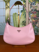 Prada cleo pink leather bag