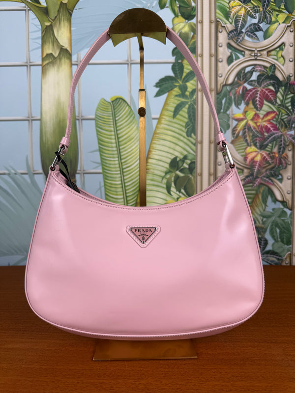 Prada cleo pink leather bag