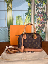 Louis Vuitton Alma BB monogram canvas