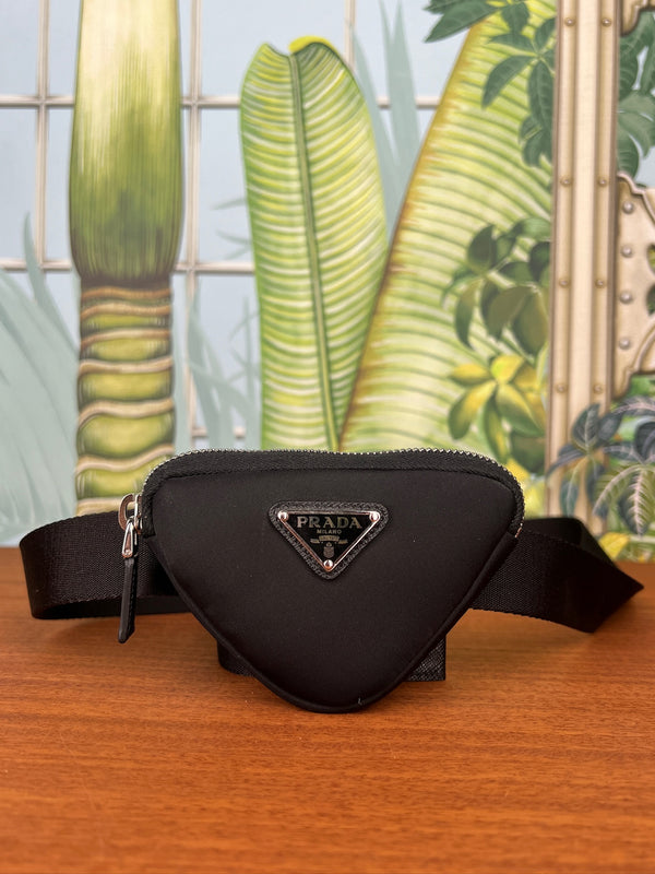 Prada triangle belt bag