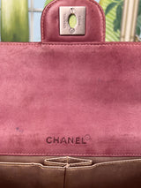 Chanel flap bag traveling pink