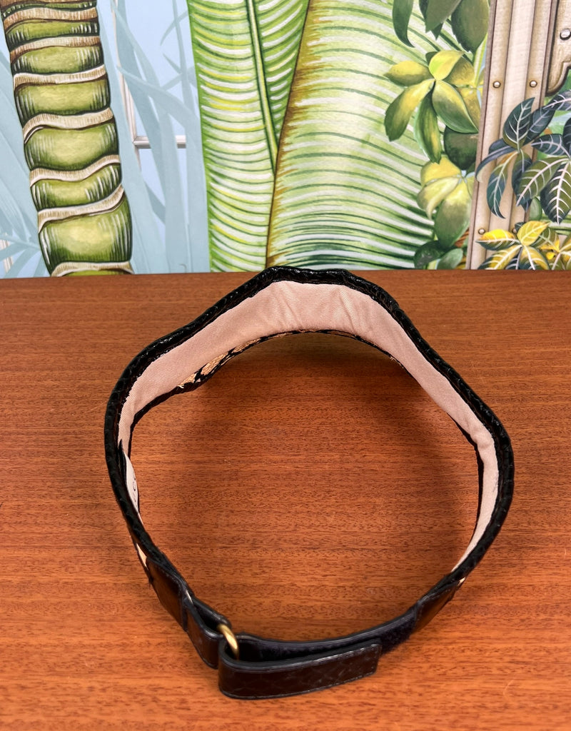 Gucci gg raffia visor