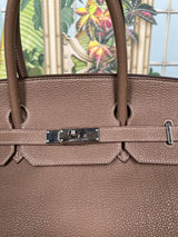 Hermés 40 Etoupe Togo Birkin