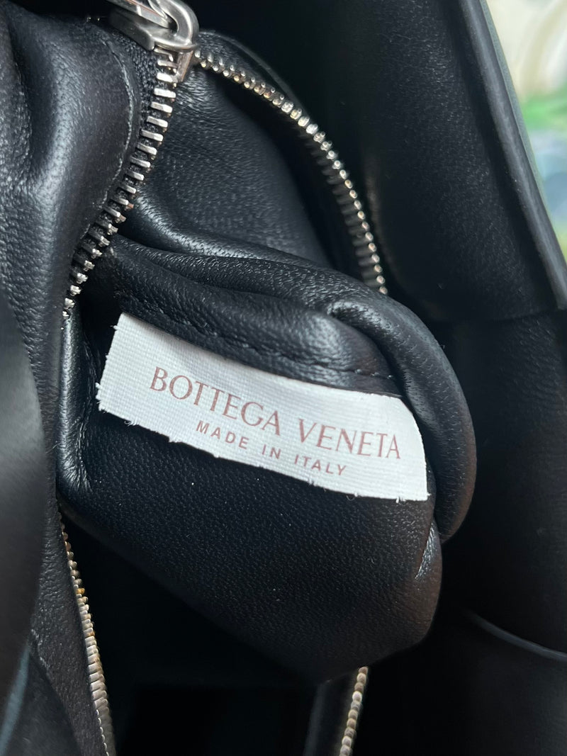 Bottega Veneta padded cassette bag black