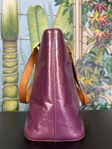 Louis Vuitton Houston Vernis purple bag